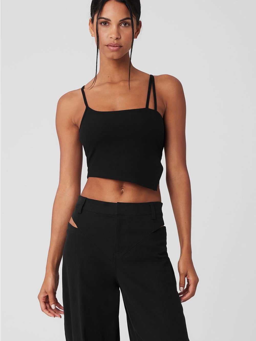 ALO Alosoft All Night Tank Top | Black